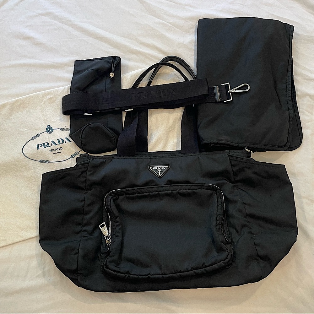 Prada Diaper Bag (Black)